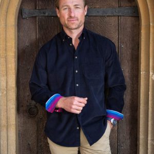 Dark Navy Cord Shirt