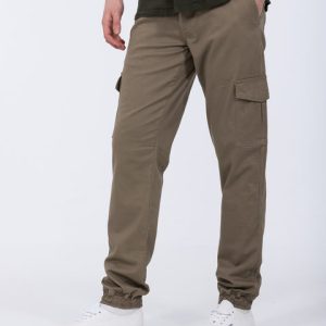 2t Fabio Regular Fit Tall Stretch Cargo Trousers (taupe)
