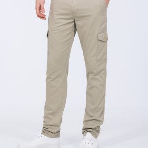 Essentalls Ray Tall Slim Fit Cargo Trousers (stone)