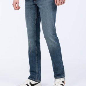 Mustang Tramper Straight Fit Tall Jeans (mid blue)
