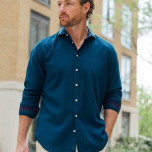 Teal-Blue Kabisa Kikoy Shirt