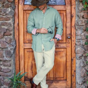 Sage Linen Shirt