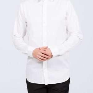2t Slim Fit Extra Tall Formal Shirt (white)