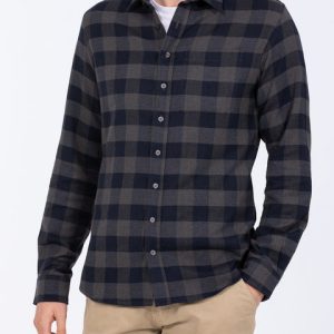 2t Jackson Tall Oxford Shirt (navy/grey)