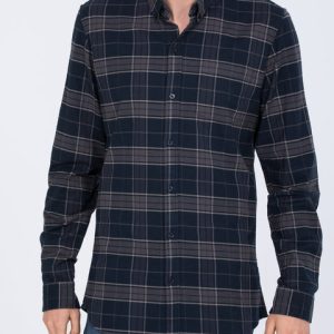 2t Jackson Tall Oxford Shirt (navy check)