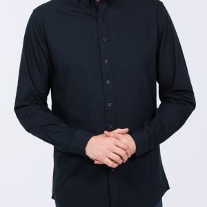 2t Logan Slim Fit Tall Oxford Shirt (navy)