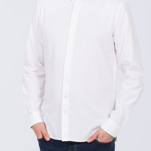 2t Logan Slim Fit Tall Oxford Shirt (white)