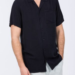 2t Reagan Tall Short Sleeve Revere Shirt (navy)
