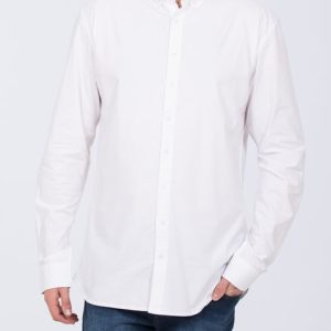 2t Russell Regular Fit Tall Oxford Shirt (white)