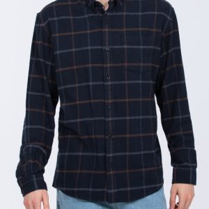 2t Tate Tall Regular Fit Shirt (navy check)