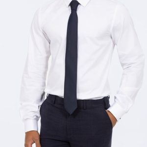 2t Craig Slim Fit Extra Tall Double Cuff Shirt (white)