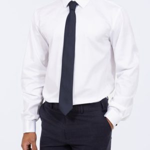 2t Gregor Regular Fit Extra Tall Double Cuff Shirt (white)