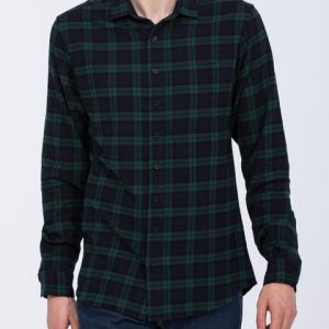 2t Jackson Tall Oxford Shirt (green check)