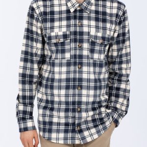 2t Tall Jordan Cord Check Shirt (navy/ecru)