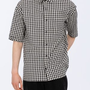 2t Mark Tall Relaxed Short Sleeve Shirt (black pattern)