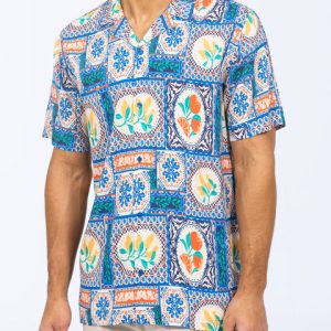 2t Rhodes Tall Short Sleeve Printed Shirt (citrus)