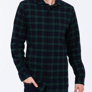 2t Tate Tall Regular Fit Shirt (green check)