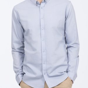 2t Leo Slim Fit Tall Oxford Shirt (blue)