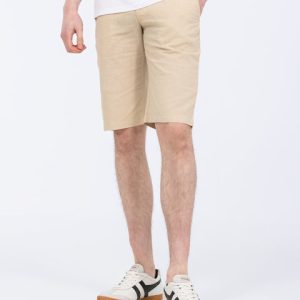 Redpoint Whitby Tall Regular Fit Linen Shorts (beige)