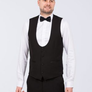 Skopes Sinatra Slim Fit Tall Dinner Suit Waistcoat (black)