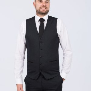 Skopes Slim Fit Tall Dinner Suit Waistcoat (navy diamond)