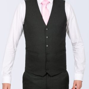 Skopes Harcourt Skinny Fit Tall Waistcoat (green)