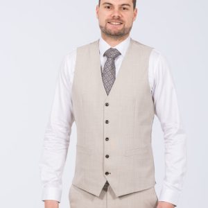 Skopes Redding Slim Tall Suit Waistcoat (stone)