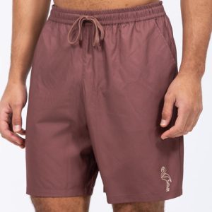2t Harry Tall Swim Shorts (mauve embroidered)