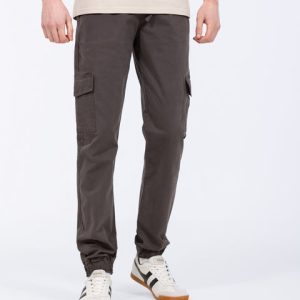 2t Fabio Regular Fit Tall Stretch Cargo Trousers (slate)