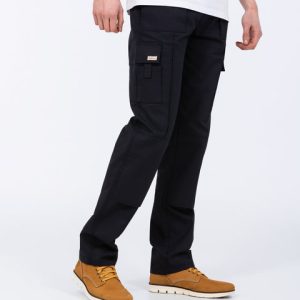 Ed Baxter Multi Pocket Tall Workwear Trousers (navy)