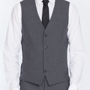 Skopes Regular Fit Wool Tall Suit Waistcoat (grey)