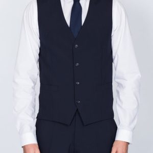 Skopes Regular Fit Wool Tall Suit Waistcoat (navy)