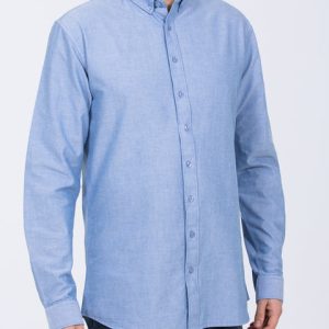 2t Russell Regular Fit Tall Oxford Shirt (blue)