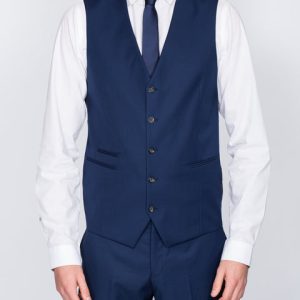 Skopes Slim Fit Wool Tall Suit Waistcoat (royale blue)