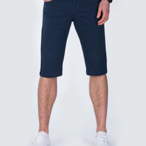 Ed Baxter Slim Fit Stretch Chino Shorts (navy)