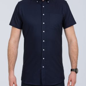 2t Slim Fit Short Sleeve Tall Shirt (navy blue)