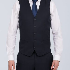 Skopes Romulus Slim Fit Tall Lyfcycle Waistcoat (navy)