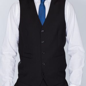 Skopes Slim Fit Tall Suit Waistcoat (black)